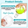 Acshio 8 Pack Spherical Glass Bottles, 8 Oz Round Bottle