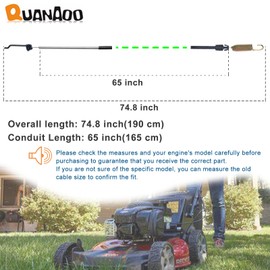Quanaoo Traction Cable 120-6244 for Toro TimeMaster 30in Walk-Behind Mower fits 20199 20200 20975 20977 Drive Control Cable Gas Lawnmower Parts