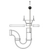 Ebbe Plastic PIPE PULLER for 1.5in, 2in, 3in Plastic Pipe
