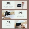 12PCS Temporary Tattoo Paste Cones Brown India Hand Painting Drawing