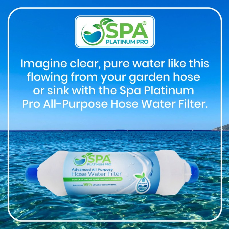 All Purpose Hose Water Filter for Pools, Spas, and RVs