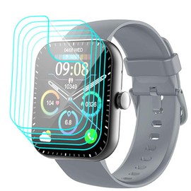 Futanwei [5 Pack] for Motast Y66 Screen Protector Motast Y66 Smart Watch Screen Protector PET Film [Case Friendly] [Anti-Scratch] [Bubble Free] Designed for Motast Y66 Smartwatch Screen Protector
