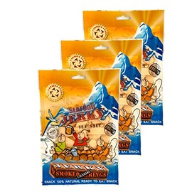 Cantina Star "Smoked Rings" Calamari Jerky, 80g, Pack of 3