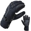 PROANTI Winter Rain Motorcycle Gloves Motorcycle Gloves with Visor Wiper