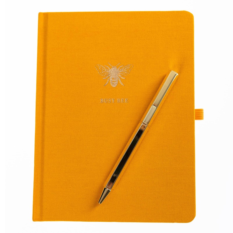 Graphique Bee Lined Journal Plus Pen Luxe Collection, Hardcover Diary