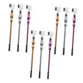 Baluue Beauty Tool 9pc Eyebrow Brush Lash Comb Set Quick Easy Makeup for Occasion