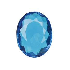 REAL-GEMS Blue Topaz 54.80 Ct Oval Shaped Healing Crystal