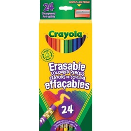KS Crayola 24 Erasable Colored Pencils