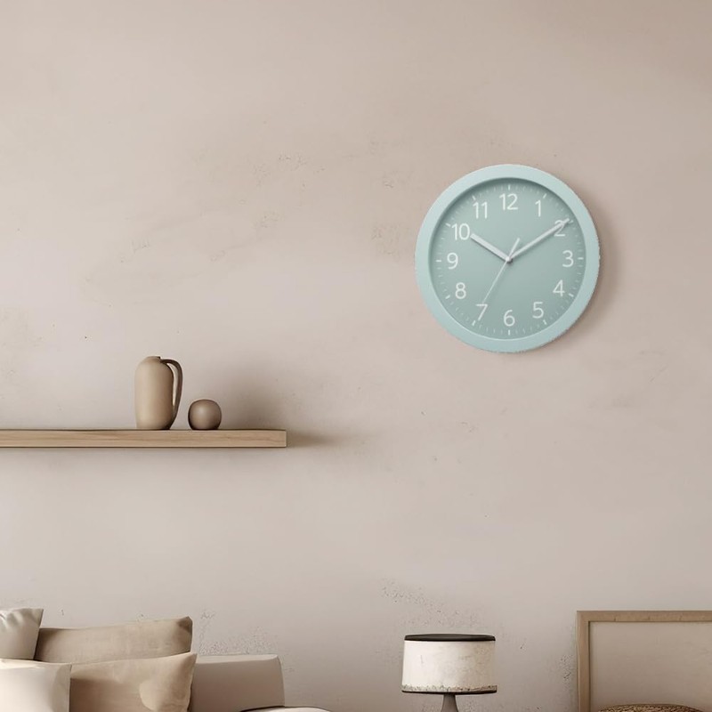 Rhythm (RHYTHM) Wall Clock, Analog Quartz Watch, Silent, Continuous Second