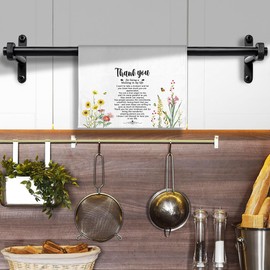 Iznomo Thank You Gifts - Decorative Kitchen Hand Towels with Thankful Messages, Inspirational Creative Presents for Family Member, Friends, Colleagues, Seniors, Supervisors and Mentors