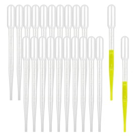 CARPEDIEM 100pcs 3ml Graduated Pipettes Disposable Refills Free Research Essential Oil Divider Scientific Experiment