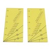 2set Seam Guide Ruler Strong Magnetic Stainless Steel Transparent Acrylic