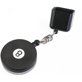 Y2Play 8 Ball Retractable Pool Cue Pocket Chalker Pool/Billiard Accessory w/Chalk