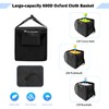 Sturdy Pickleball Tennis Ball Hopper - Foldable Lightweight Tennis Cart