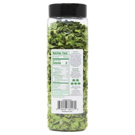 NPG Freeze Dried Chopped Green Onions 2 Oz, All Natural Non-GMO Gluten Free, Dried Scallions, Gourmet Spring Green Onions for Cooking, Salads, Garnish