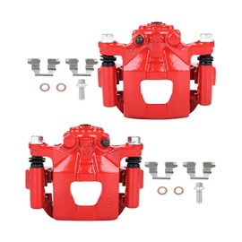 cciyu 19-B2780A 19-B2781A Rear Left & Right Brake Calipers W/Bracket For Nissan Altima 2007-2012,For Nissan Juke 2011-2017,For Nissan Maxima 2007-2008,For Nissan Sentra 2011-2012 2014-2016 - 2PCS