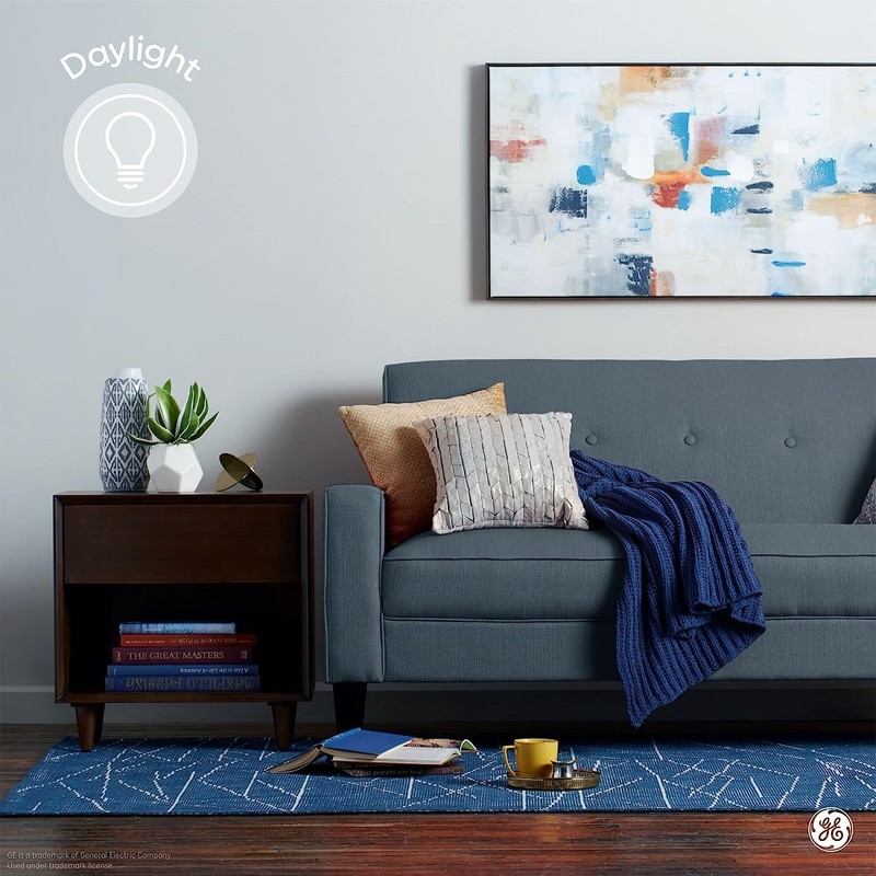 GE Classic LED Light Bulbs, 40 Watt Eqv, Daylight, A19