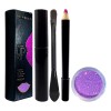 A4f Solutions Glitter Lips Polvo De Labios Con Lápiz Delineador