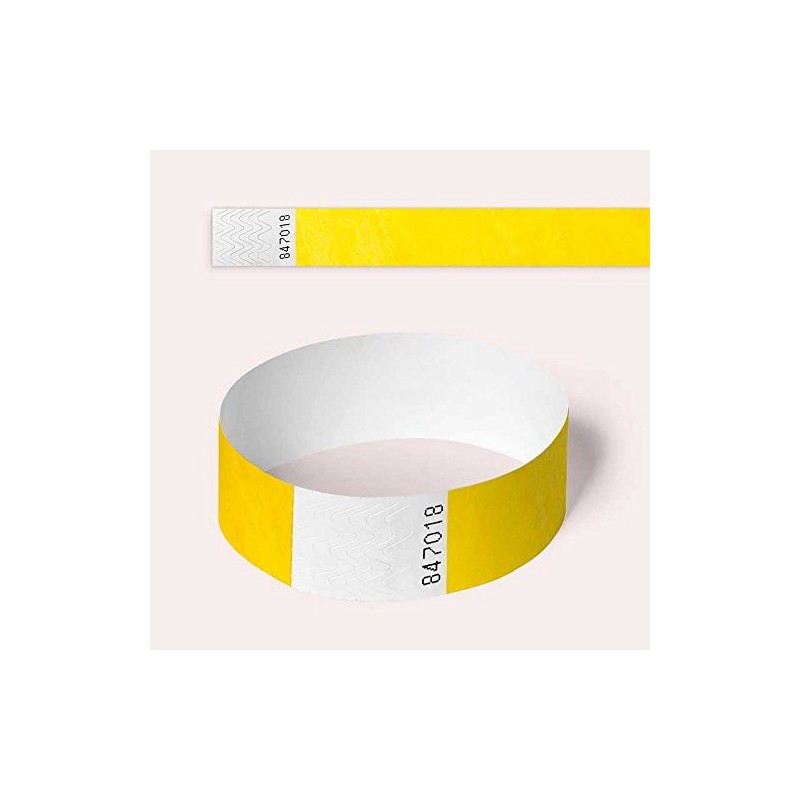 Tyvek Wristbands, 100 Pack by AA Wristbands for Parties, Security,