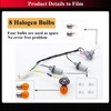 HOPUT 92450-3Q000 92450 3q000 Tail Lamp Holder and Wiring with