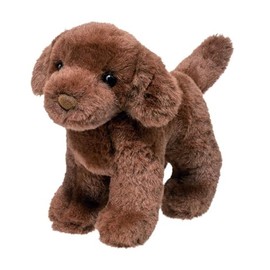 Douglas Sylvia Chocolate Lab Dog Plush Stuffed Animal | 10-inch Long
