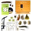 Creative Angler Wooden Fly Tying Station with Tools and Materials