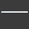 Powrocket Linear Bar Air Grille 44" X 4", Aluminum Air