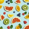 20 Napkins Taste of Fruits Kiwi Orange Summer Table Decoration