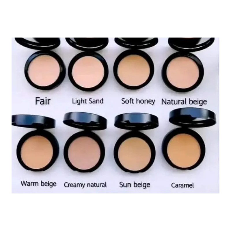 Maquillaje Polvo Compacto Contra El Agua Y Sudor