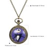 JewelryWe Father's Day Gift Pocket Watch Men's Retro Royal Flush