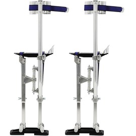 FAHKNS Drywall Stilts 15"-23" Adjustable Height Aluminum Work Stilt for Sheetrock Drop Ceiling Painting Painter High Shrub Trimming and Cleaning