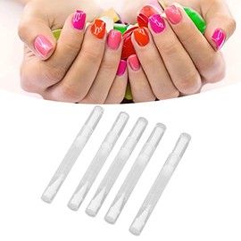 Juego de 5 bolígrafos Transparentes vacíos para Aceite de uñas, aplicador de Pincel para Brillo de Labios, Tubo líquido para Crecimiento de pestañas de plástico