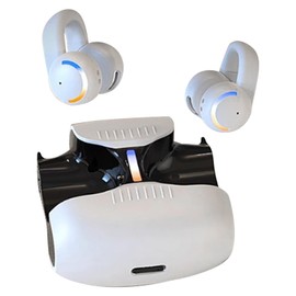 Clip Ear Buds,Earbuds Clip On - Lightweight Noise Reduction Earphones Comfortable for Sports Workouts Workplace Shower Sleeping Game Outdoor