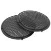 X AUTOHAUX 8pcs 6.5" Plastic Audio Speaker Cover Mesh Subwoofer