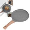 Frying Pan with Magnetic Base Rapid Heat Conduction Prevents Stick