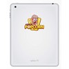 2 x 10cm Popcorn Cinema Vinyl Stickers - Fun Sticker