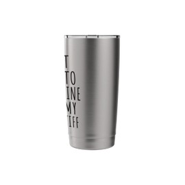 I Just Want to Drink Wine and Pet My Bullmastiff Dog Lover Stainless Steel Insulated Tumbler