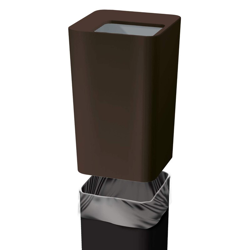 ASBEL A6210 Leclerc CV Mini Wastebasket Lavatory Tabletop Wastebasket Without