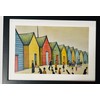 Greetingles Lowry-Style Framed Print. Beautiful Black Ash Frame (Lowry, LS