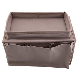 Arm Chair Caddy for Recliner, Chair Arm Organizer Sofa Armrest Organizer with 3 Small Storage Bags, 1 Big Storage Bag Oxford Cloth 600D for Sofa, Table, Desk (Brown)