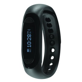 Soleus Rise Fitness-Tracker Aktivitätstracker Schlaftracker Sportarmband mit 3D Beschleunigungsmesser - Schwarz