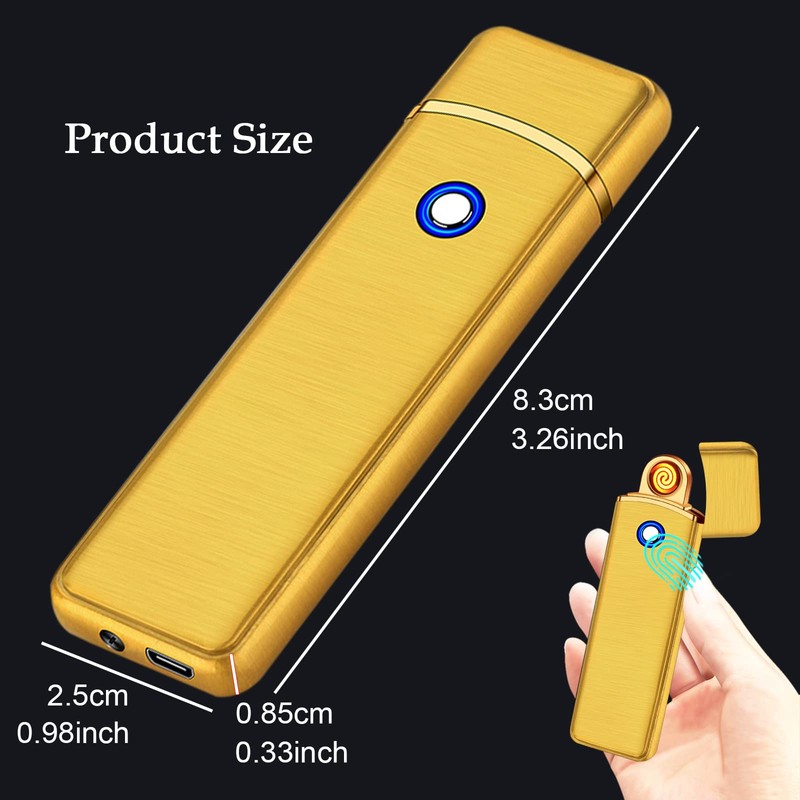 Electronic Lighter, Smart USB Rechargeable Lighter, Cool Electric Lighter Portable