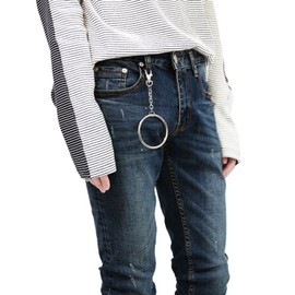 Ah-Cha Acha Ring Pants Chain _ White (Silver)