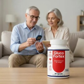 Gluco Fortex | 120 Cápsulas | 2 Frascos | Soporte