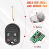 Sianxaido 164R8073 Key Fob Shell Case Compatible with C-Max Edge