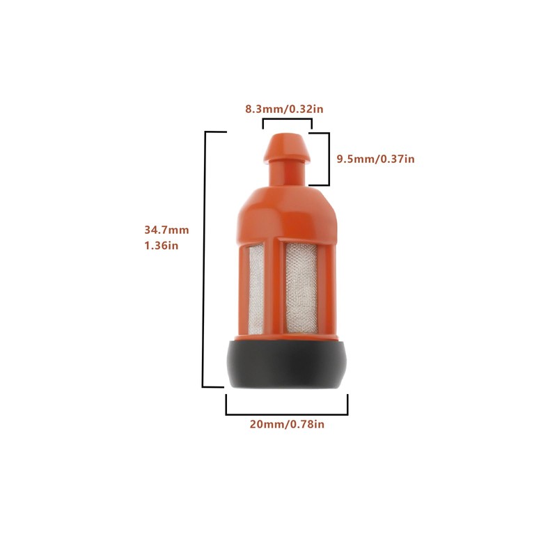 LT Easiyl 5pcs Chainsaw Fuel Filter 0000 350 3500 Compatible