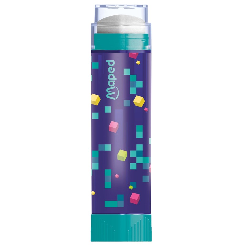 Maped - Pixel Party Tube Eraser - Protected, Efficient and