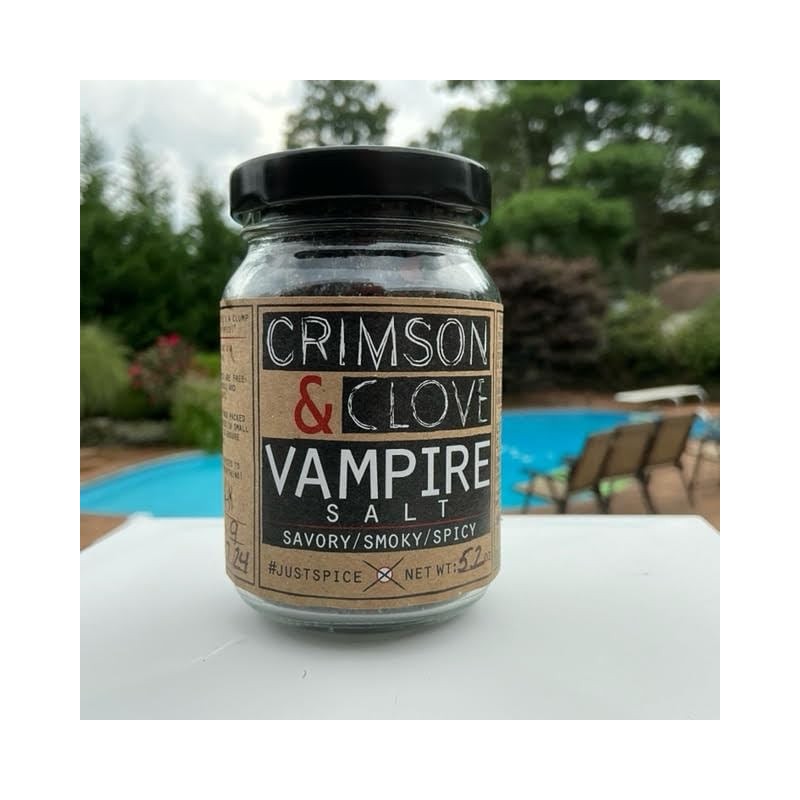 Vampire Salt (Black Hawaiian Garlic Salt with Aleppo Pepper) by