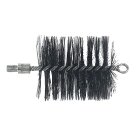 Heavy Duty Pellet Wood Stove Vent Brush and Rod for Chimneys, Stoves, Fireplaces, Dryers, Piping (4" + 3' Rod)