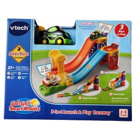VTech Go! Go! Smart Wheels 3-in-1 Launch & Play Raceway 1-5 Years